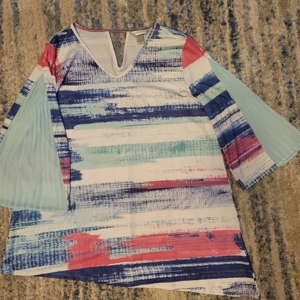 CHRISTOPHER & Banks blouse size XL